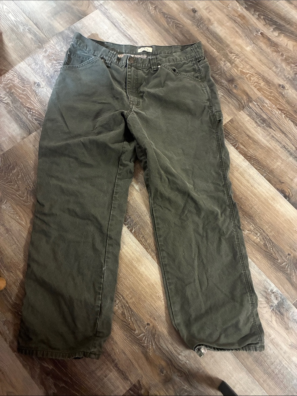 Blue Mountain 38x32 men’s quilted lined cargo jeans